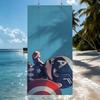 MV Superheroes C-Captain A-America Towel Quick Drying Beach Towels Are Suitable For Swimming Pools Camping Yoga And The Gym