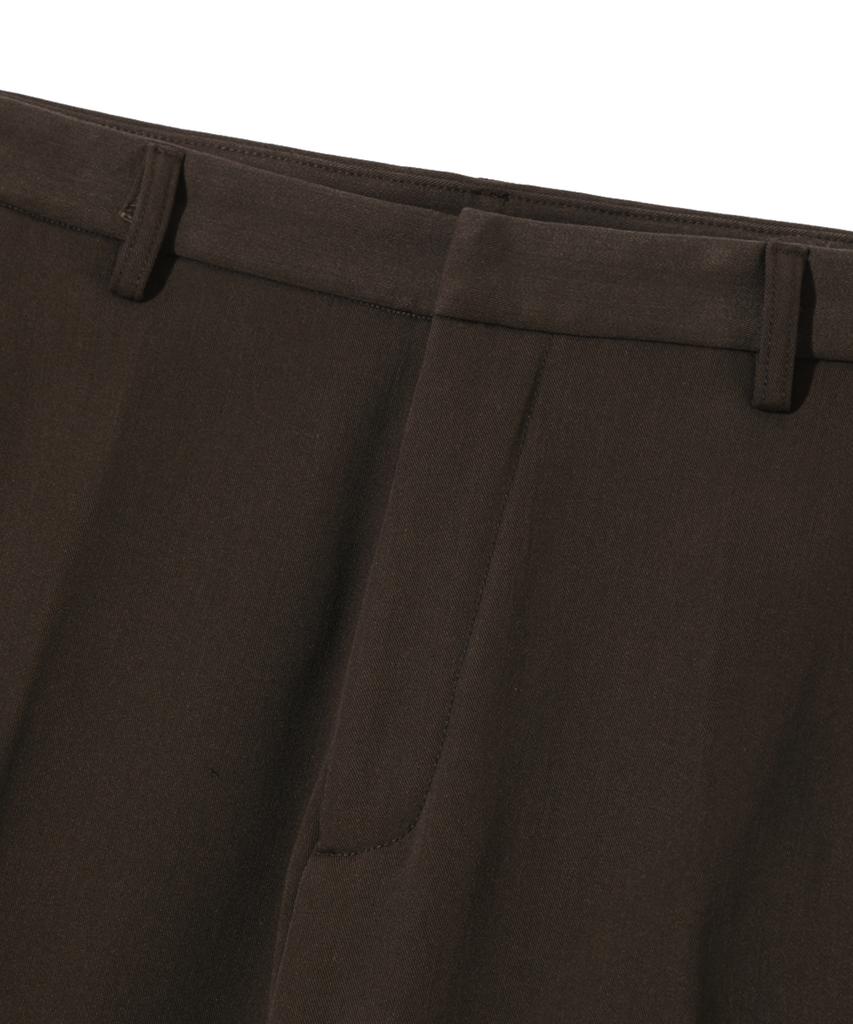 TRILLION Essential Semi-Wide Slacks (Brown)