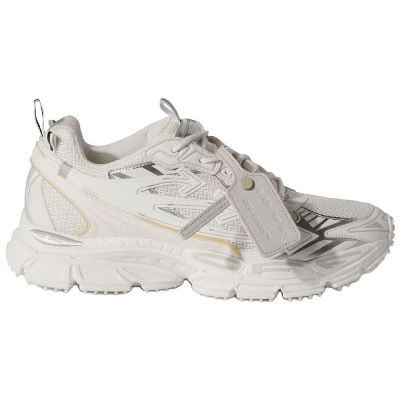 Off-White Be Right Back Round Toe Lace-Up Low-Top Casual Shoes Men Sneakers Off-White OMIA295C99FAB0010101
