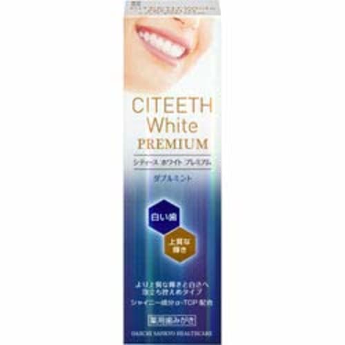 

Daiichi Sankyo Healthcare Citithes White Premium Double Mint 70g (Pack of 3)