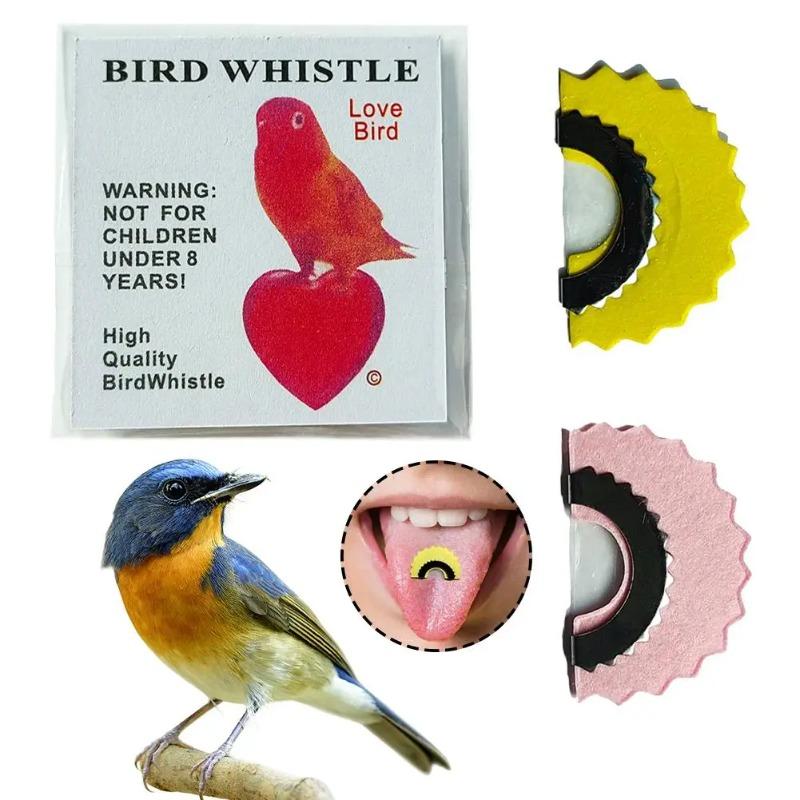 1 PIÈCE Sifflet Fou Oiseau Magique Amusant Appelant à Oiseaux Langue Warbler Original Magique Gazouillant Bruiteur Jouets Tours Cadeau