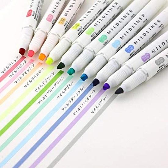 Zebra Highlighter Mildliner 10 Colors WKT7-10C