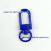Colorful Zinc Alloy Door Buckle 3-Point Snap Hook for DIY Keychain and Jewelry Accessories
