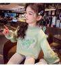 Girls' Butterfly Sequin Hoodie - Long Sleeve Mesh Top for Spring/Autumn (2026 Collection)