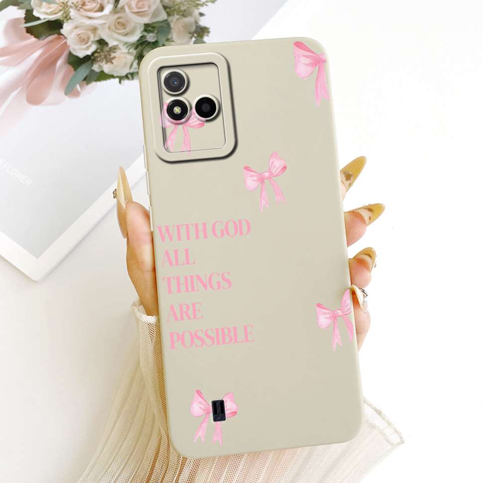 

For Realme Narzo 50i Case RMX3235 Candy Painted Cover Silicone Soft Casing For Oppo Realme Narzo 50i Narzo50i Bumper 6.5 Realme Narzo 50i