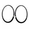 Artudatech 2PCS Gloss Black Headlight Bezel Trim Ring For Mini Cooper F55 F56 F57 14-21