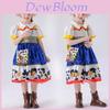 Toy Story Jessie Cosplay Dress Set With Polyester Fabric For Girls Summer Play