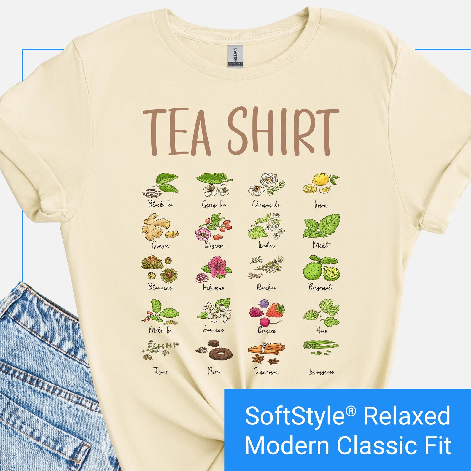 Tea Lover Shirt, Funny T-Shirt for Tea Lovers, Herbal Tea Pun Shirt, Gift for Tea Drinker, Tea Humor Tshirt, Cute Tea Shirt, Tea Humor Tee 4XL