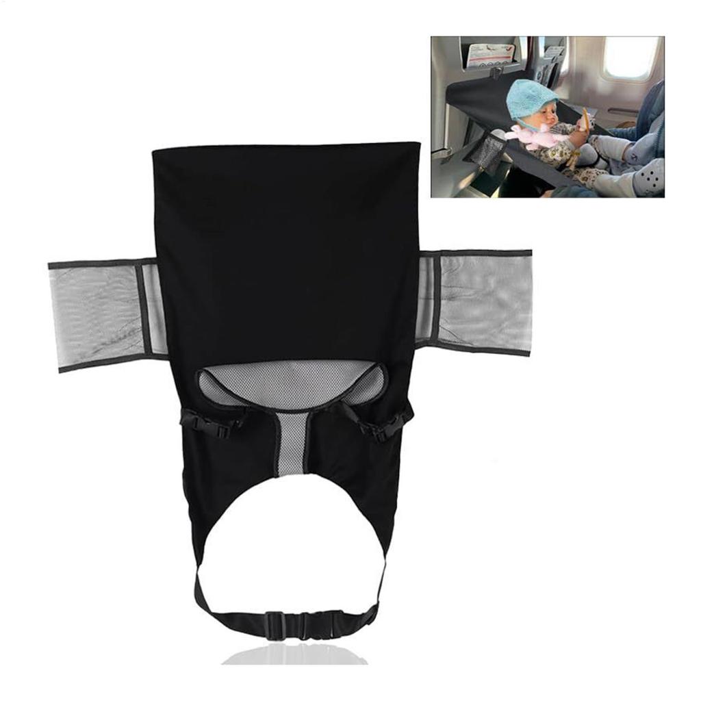 Kids Airplane Bed Comfortable Breathable Children Airplane Seat Extender Portable Planes Foot Rest  for Crib Seat Toddler Sleep