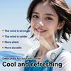 Portable Hanging Neck Fan Rechargeable Personal Neck Ventilator Digital Display Personal Cooling For Outdoor Travel Sports