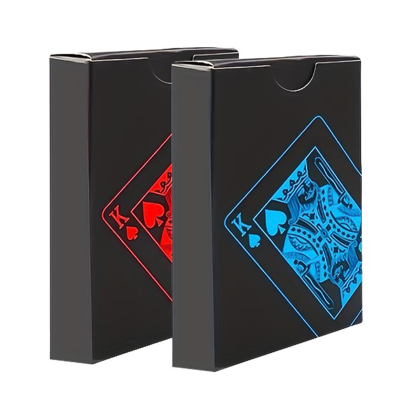 Waterproof PVC Illusionist Poker Cards Set Durable Aesthetically Design Perfect for Game Nights Casino Parties Family Fun Gift