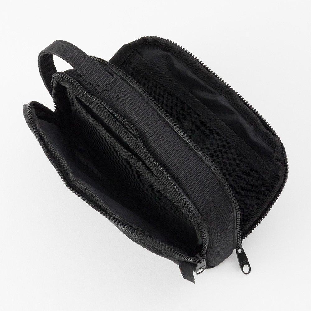 Midori 2-Way Pencil Pouch Case, Cordura [All 2 COlors] - Durable Pen Organizer