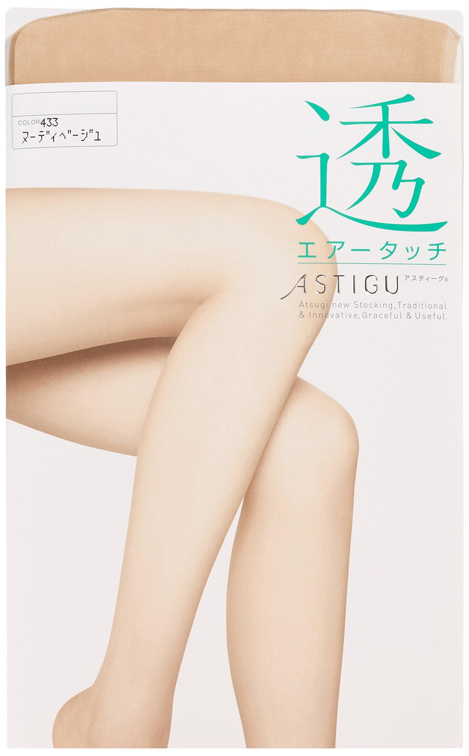 

Чулки ATSUGI ASTIGU Air Touch телесного цвета M (Ацуги) (Astigue) [Прозрачный] (Набор 3)