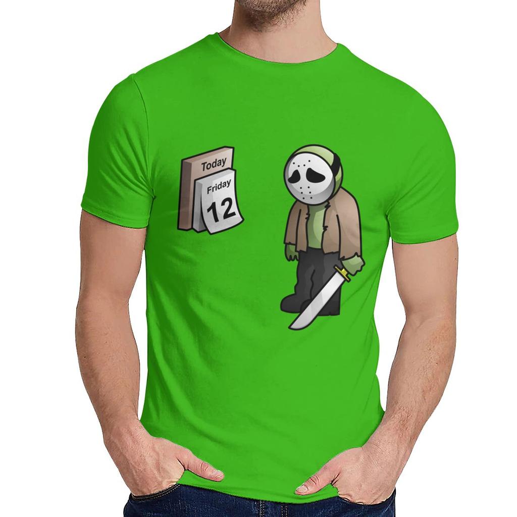 Good Cotton Friday The 13Th Parody The 12Th Sad Jason Voorhees Horror Slasher T Shirt Men