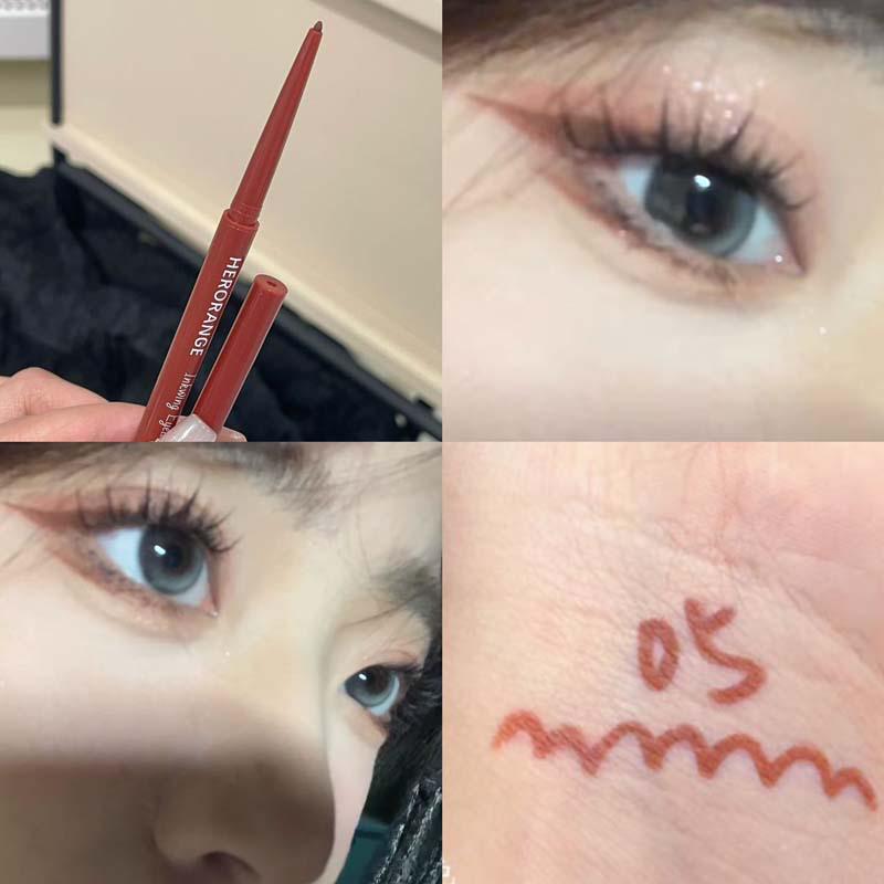 KuaJing Ink Wing Waterproof Long-Lasting Smooth Eyeliner Gel Pencil - No Smudge, Sweatproof, Beginner-Friendly.