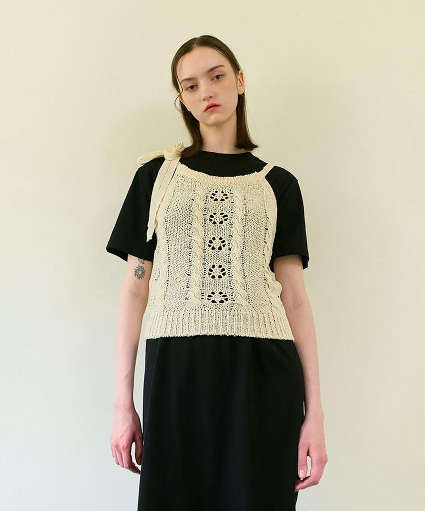 Kamino Summer Slit Dress Black