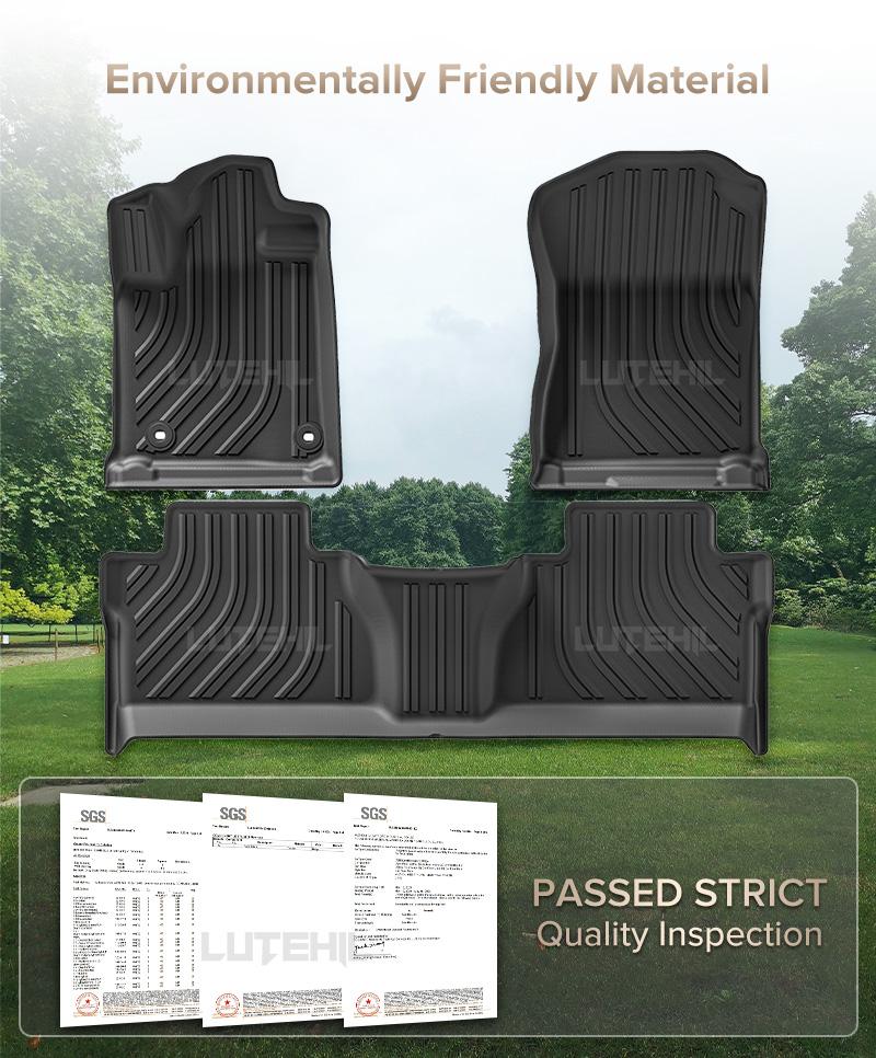 For Hyundai Santa Fe(Fuel) 2025-on All-Weather TPE Floor Mat Trunk Mat Carpet Cover Automotive Interior Accessories