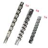 1/3Pcs 1/4" Or 3/8" Or 1/2" Socket Rack Holders With 8 Clips On Rail Tool 150/190/260mm Wall-mounted Iron Organizer Storage