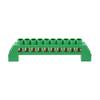 Bridge Design Zero Line 4-12 Pole Screw Brass Copper Grounding Strip Terminal Block Connector