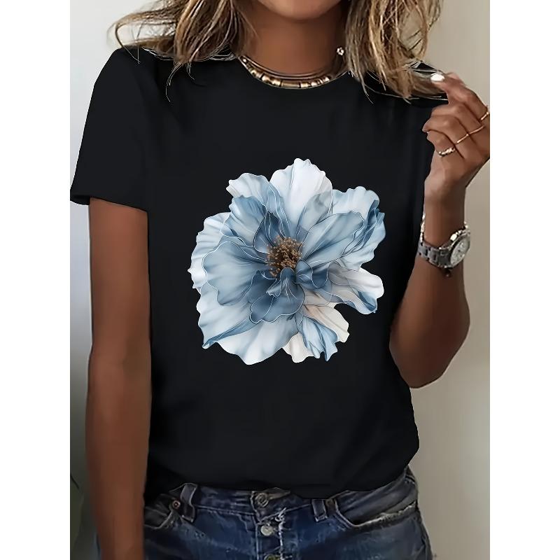 Europäische Größe Damen Kurzarm-T-Shirt