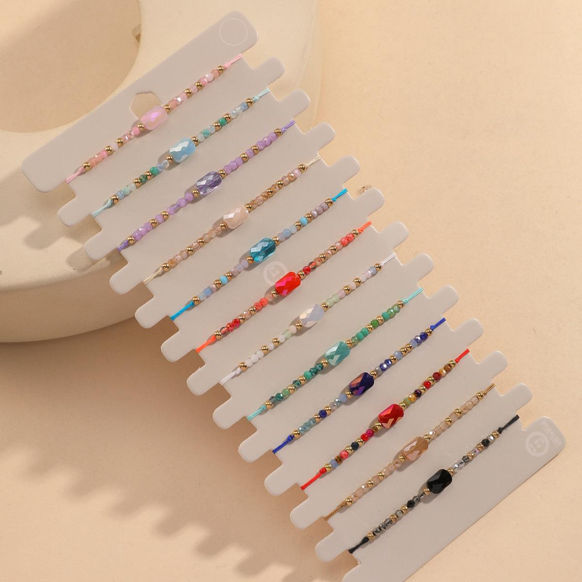 

JYL TS Браслет с бусинами Набор 12 штук Собираемый Стимулирует творчество и радость 2s ярко-красный