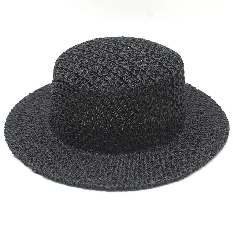 High Quality Panama Straw Fedora Hat With Wide Brim For Sun Protection And Casual Outdoor Style