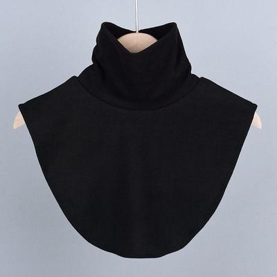 Dickey de Terciopelo Unisex de Alta Elasticidad: Color Sólido, Cuello Alto, Cálido y Afelpado para Protección del Cuello en Otoño e Invierno.