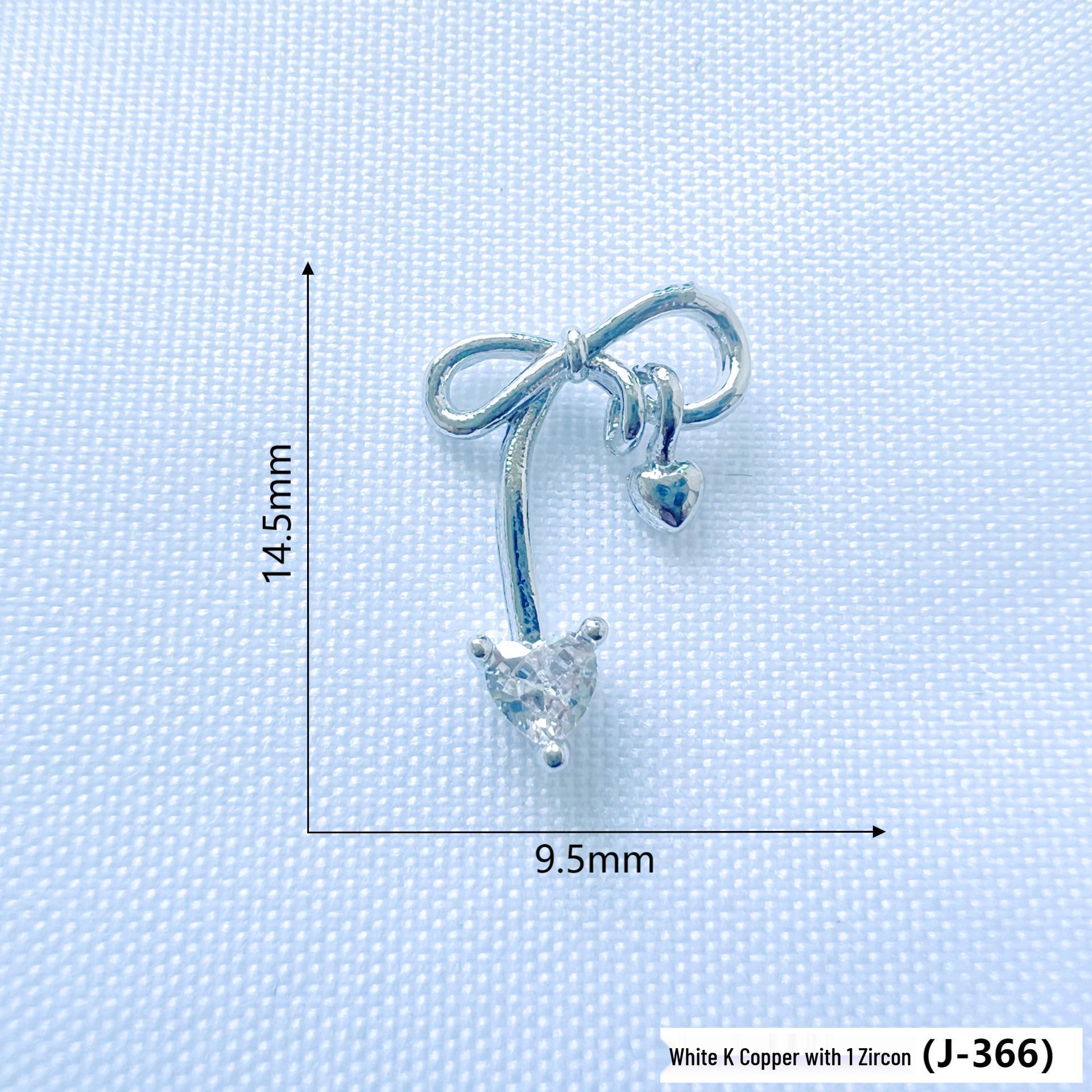 Zirconia Luxury Tassel Nail Art Diamonds and Decorations