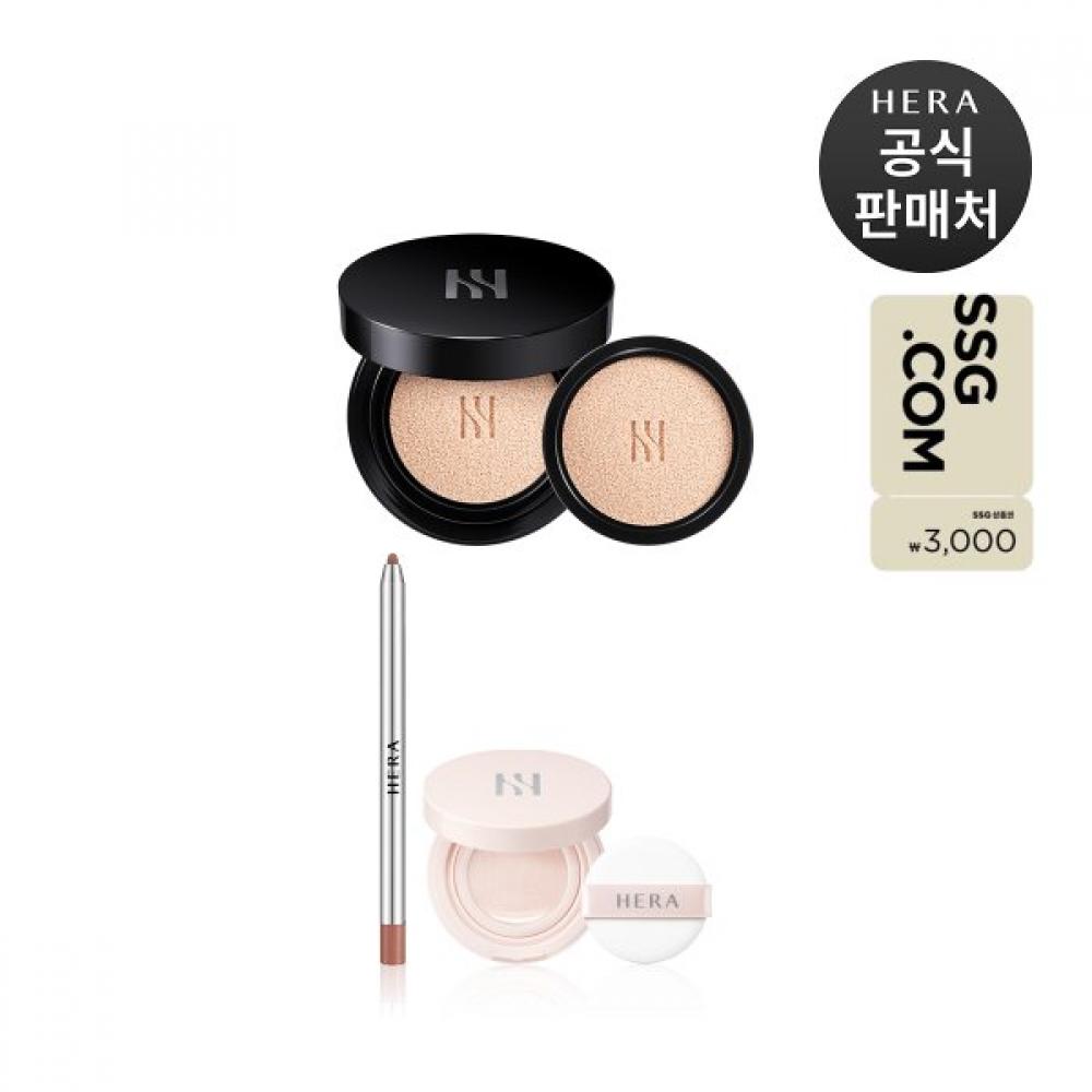 Hera Black Cushion Foundation Duo Spf34 Pa++  15g+15g 13N1