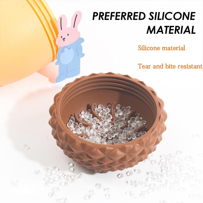 Pet Dog Interactive Toy Dogs Natural Rubber Ball Tooth Clean Balls for Dog Cat Chew Pet Feeding Toys para perro