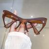 Fashion Full Frame Cat Eye Reading Glasses Clear Lens Simplicity Decorative Glasses Computer Spectacles for Women Men