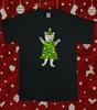 Tabby Cat Funny Christmas Tree Christmas Unisex T-Shirt