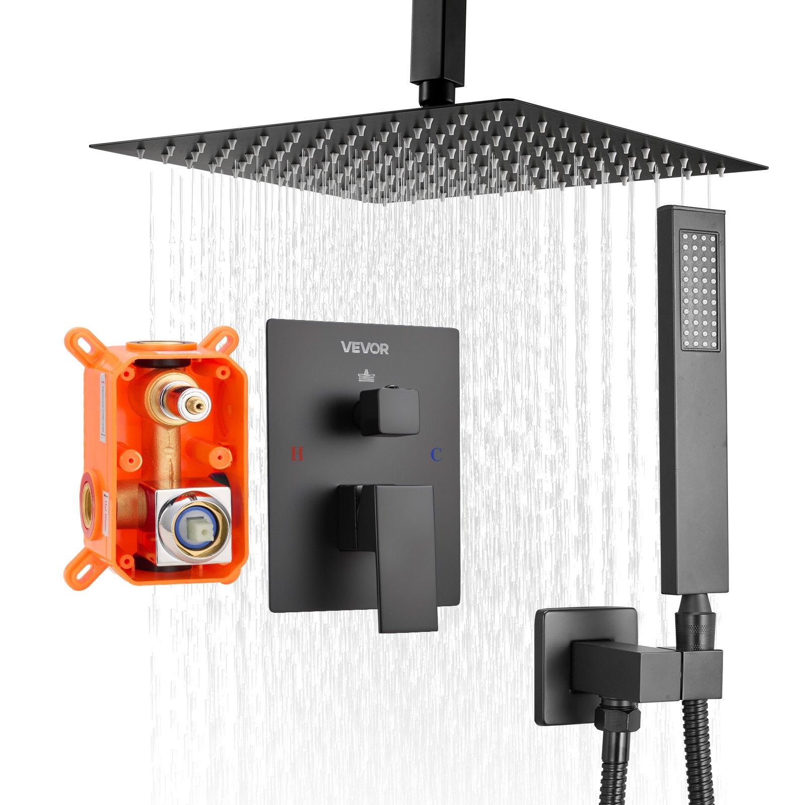 VEVOR Shower Faucet Set, Rainfall Bathroom
