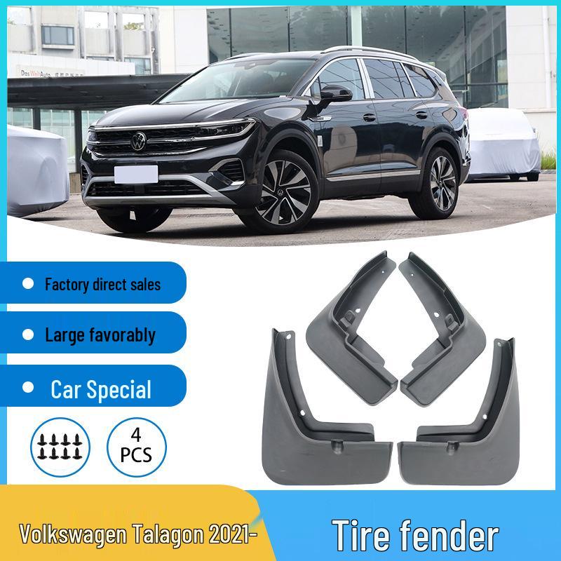 Volkswagen Tayron 2021 Front & Rear Mud Flaps for Car Modification