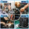 280pcs Assorted Spade Terminals Insulated Cable Connector Electrical Wire Crimp Butt Ring Fork Set Ring Lugs Rolled Kit