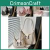 Chic Korean Style Chain Shoulder Bag Trendy Small Square Handbag For Daily Use