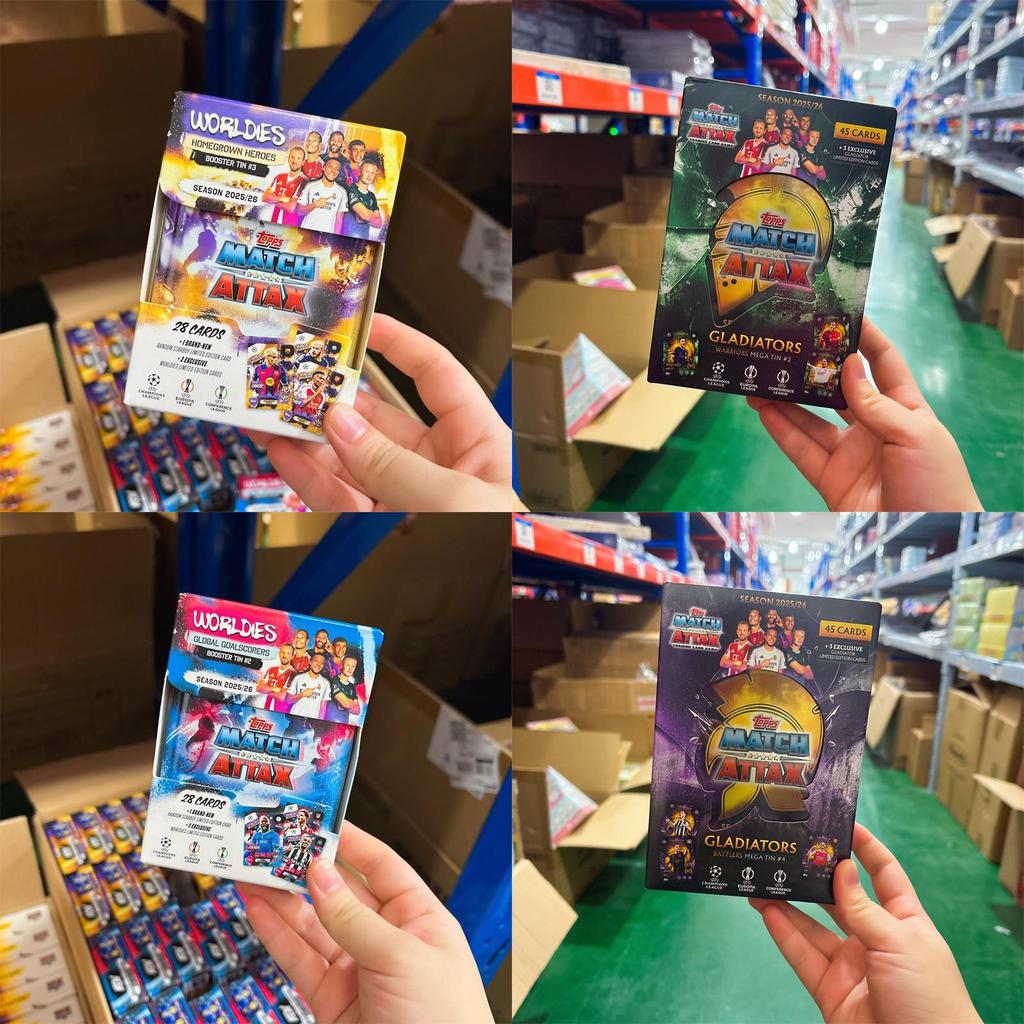 Topps Match Attax Collectors Card Set With Durable Card Stock For Soccer Fans