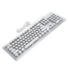 Retro Wired Gaming Mechanical Keyboard Key Click with 104 Keys Mixed Light Ergonomic Design
