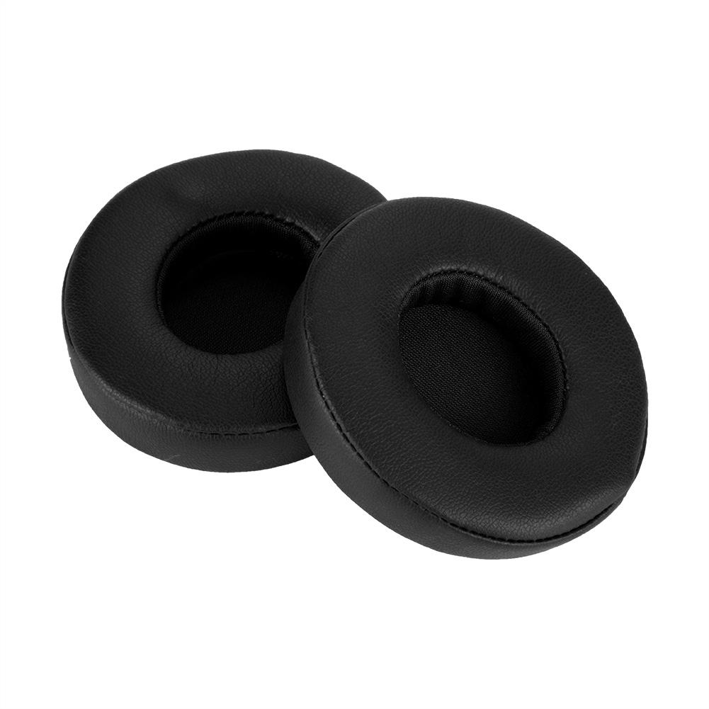 1 Pair Ear Cushion Headphone Pads for SOLO2.0 3.0 Wireless Bluetooth Headset (Black)