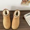 Retro-style Snow Boots for Women, New Style, with Added Padding and Thickness, Woolen Shoes, Cotton Shoes