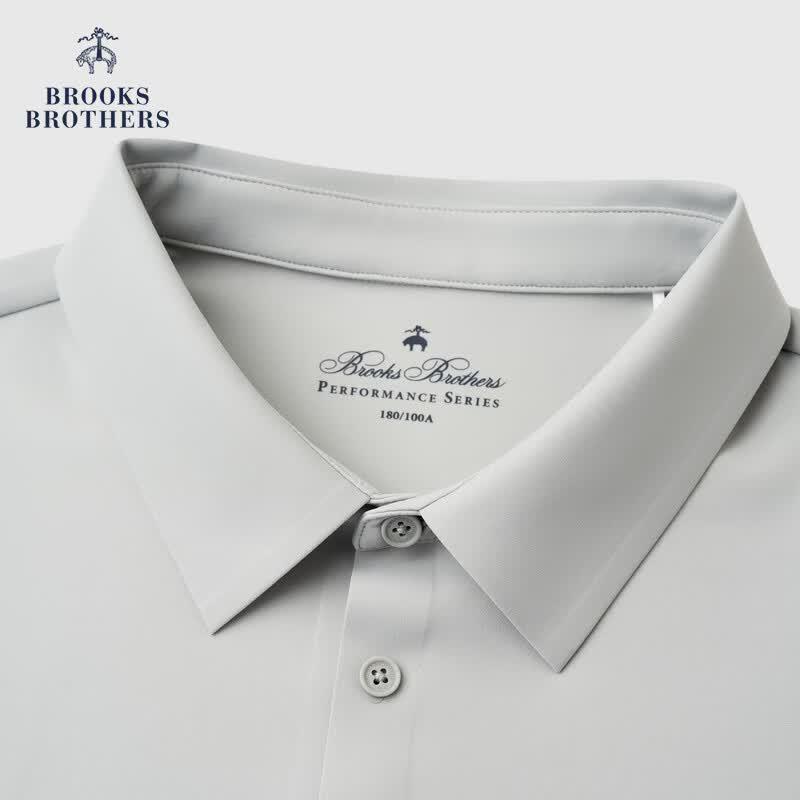 Brooks Brothers Men's Summer Logo Three-Button Solid Polo Shirt
