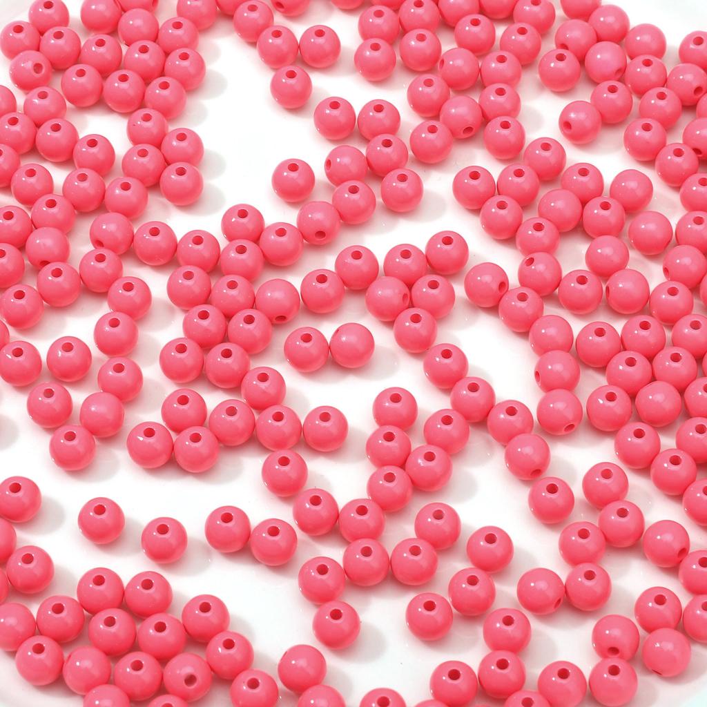 10Pcs Acrylic Beads Fantasy Color Ball Charms for DIY Necklace Bracelet Earring Jewelry Making