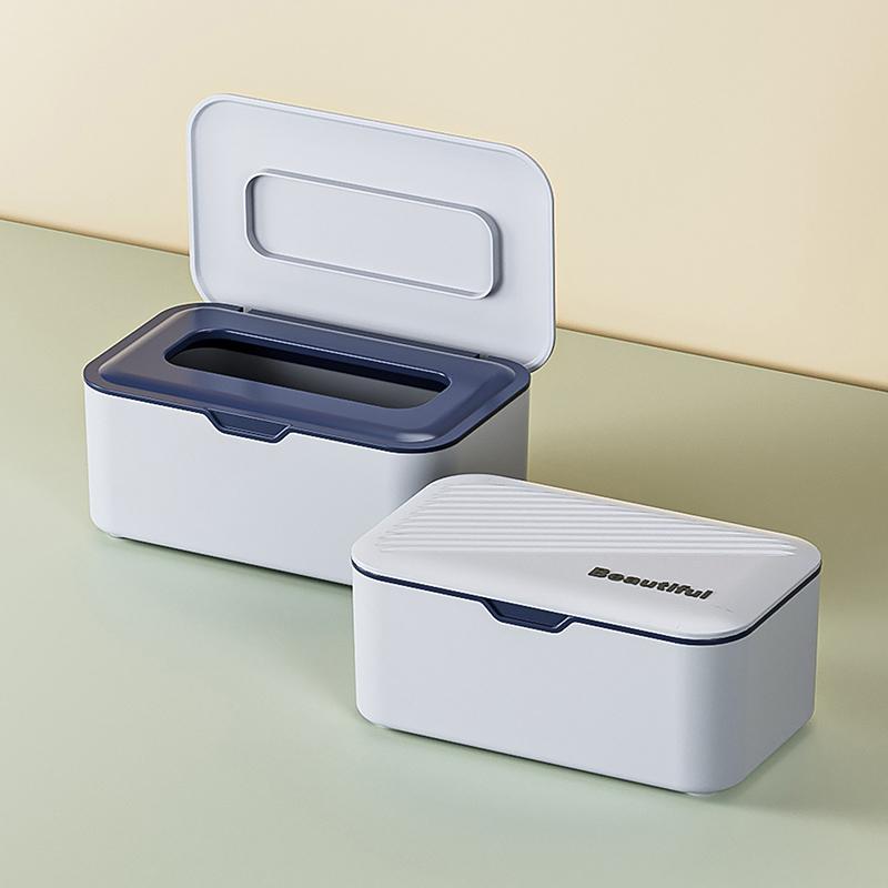 

Коробка для влажных салфеток Настольная упаковка Детские салфетки Коробка для хранения бумаги Бытовая коробка для салфеток синий