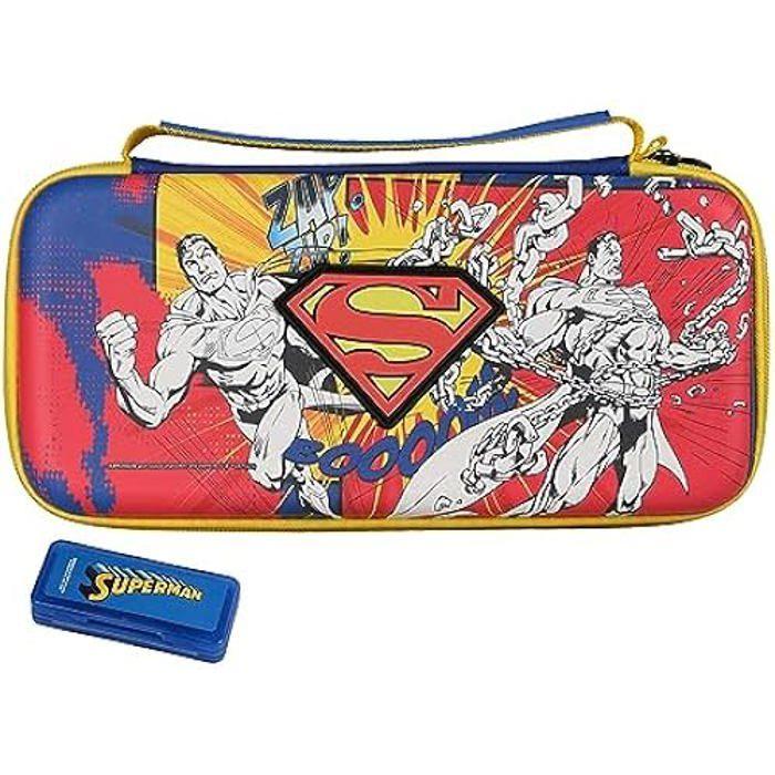 Étui de Transport et de Rangement - FRTEC - Superman - Compatible Nintendo Switch - Protection - Multicolore chiaro