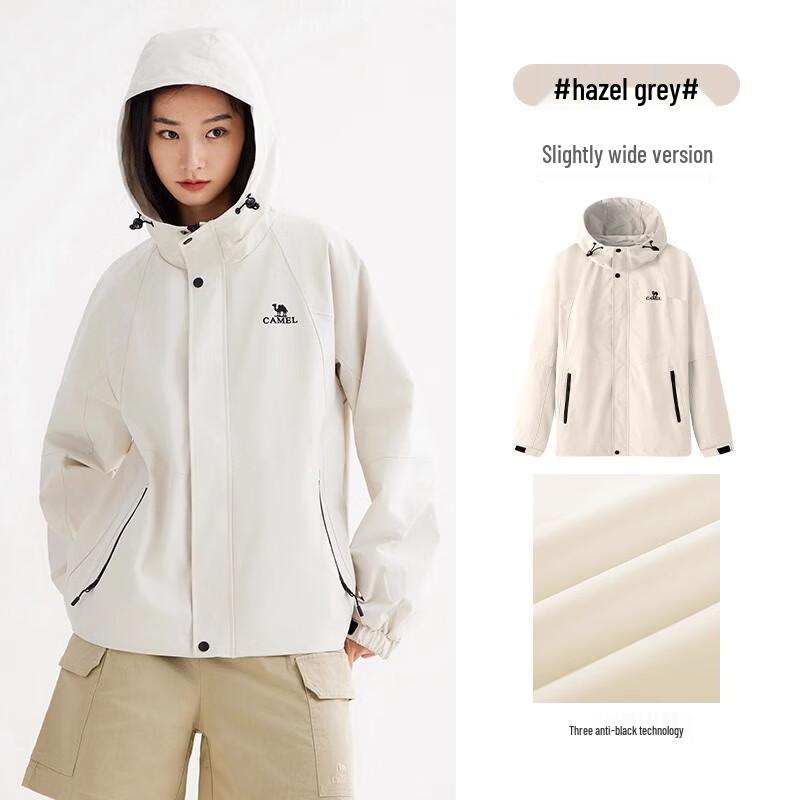 CAMEL Men's Single-Layer Windproof Hiking Jacket M13CA6V040