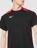 Volleyball Game Short Junior Black x Chinese Size L Shirt, Sleeve, Moisture-Wicking, Quick-Drying, Available, V2MA2111, Unisex, Red,