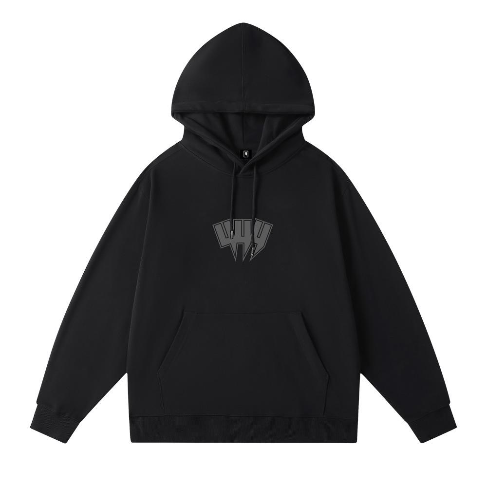 Unisex Pure Cotton Trendy Hooded Sweatshirt, 330g American Style, Perfect for Men's Autumn Wear and Couples