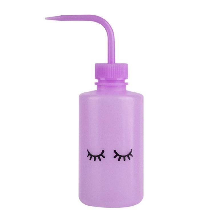 Eyelash Cleansing Bottle Plastic Lash Washer Bottle Leakproof Water Squeeze Dropper Easy Control Nozzle