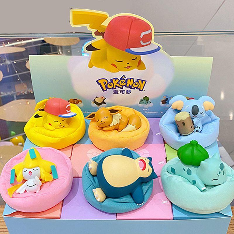 Pokmon Action Figure Toys Featuring Sleepy Pikachu Snorlax And More**