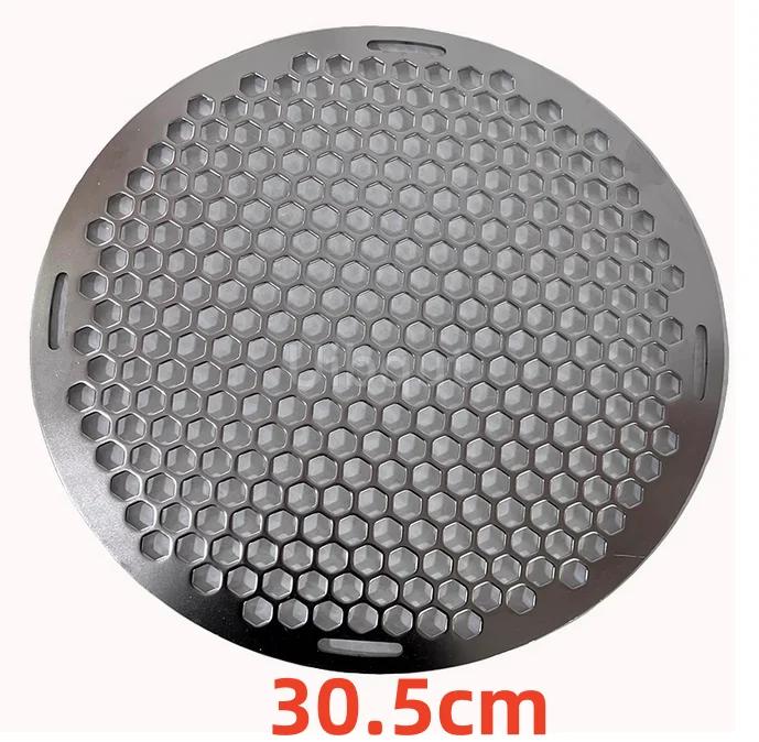 15 to 60cm smooth Barbecue Round hole Cooling Baking Rack 304 Stainless Steel Wire Oven Sheet Circular BBQ Net Baking Grill